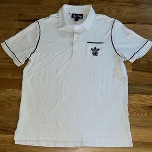Adidas Bogey Boys White Polo Shirt sz L